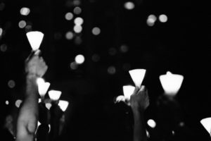 Candle light vigil against Rape